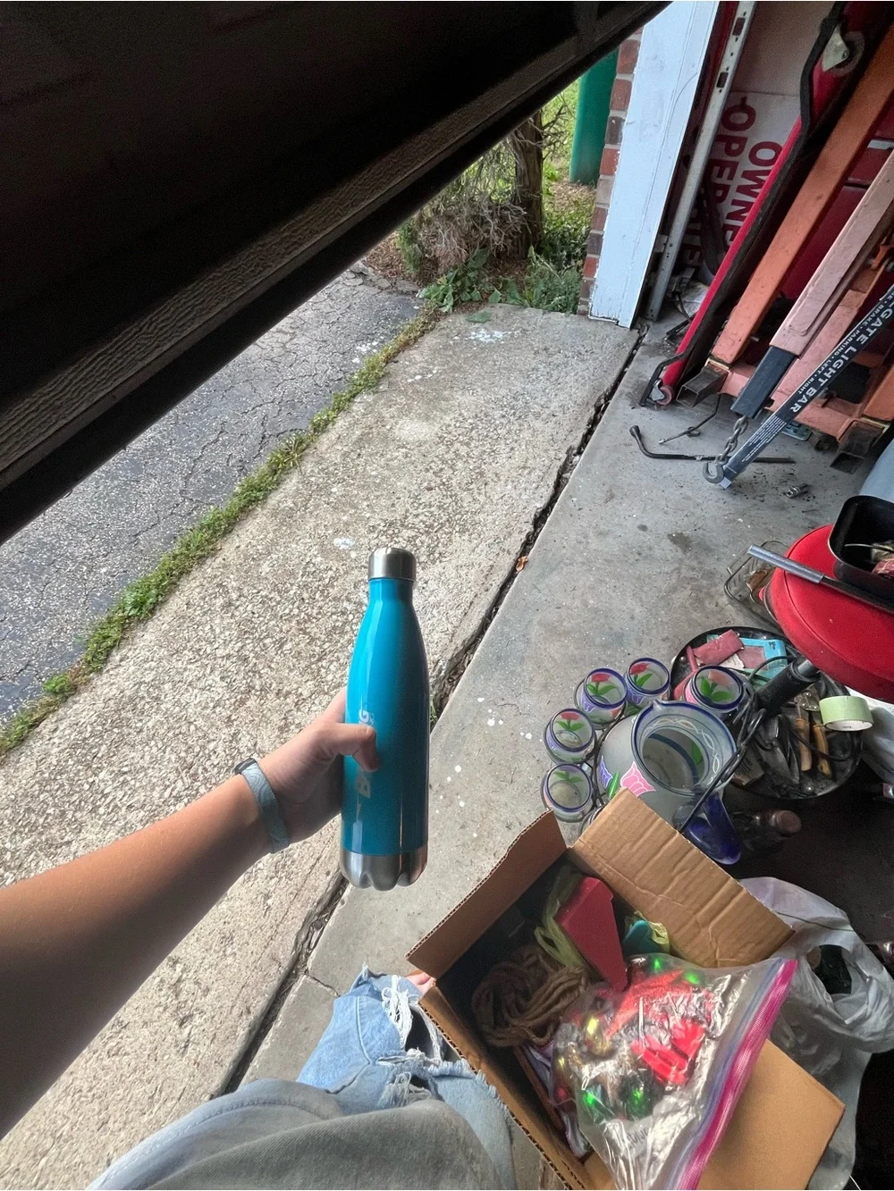 Turquoise Insulated Water Bottle